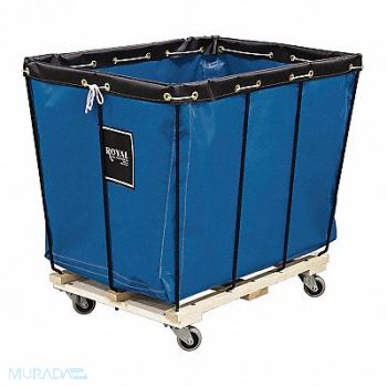 ROYAL BASKET TRUCKS Knock Down Truck 14 bu blue vinyl, 9JER1