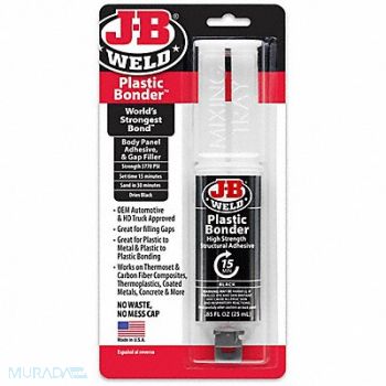 J-B WELD Urethane Adhesive Syringe 1 1 Mix Ratio, 453U40