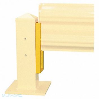 HALLOWELL Guardrail Lft-Out Adptr 4.5X1/2X15 Yel, 502M29