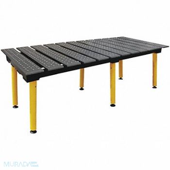 BUILDPRO Modular Wldng Table Hvy Dty Legs 8x4 ft., 508G75