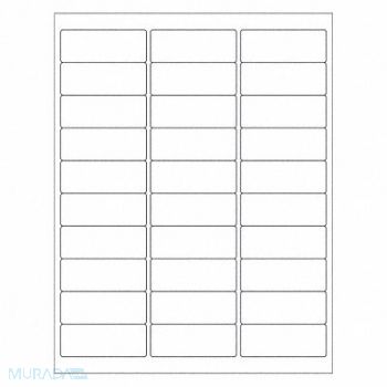 TAPE LOGIC Laser Label Removable 2 5/8x1 PK3000, 51DJ31
