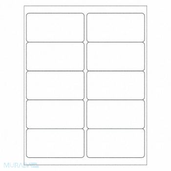 TAPE LOGIC Laser Label Removable 4x2 PK1000, 51DJ35