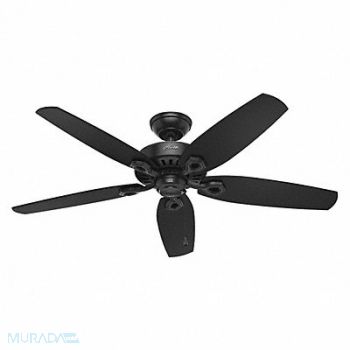 HUNTER Ceiling Fan 52 Matte Black ETL Damp, 50AH37