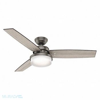 HUNTER Decorative Ceiling Fan 52 L 120VAC, 50AJ82