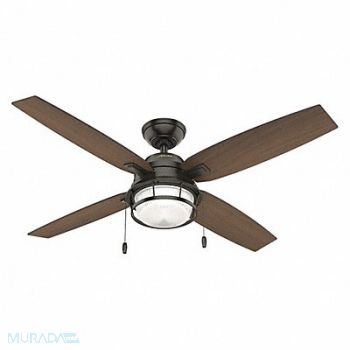 HUNTER Decorative Ceiling Fan 52 L 120VAC, 50AK06