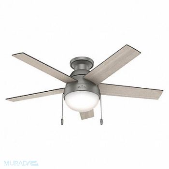 HUNTER Decorative Ceiling Fan 46 L 120VAC, 50AL25