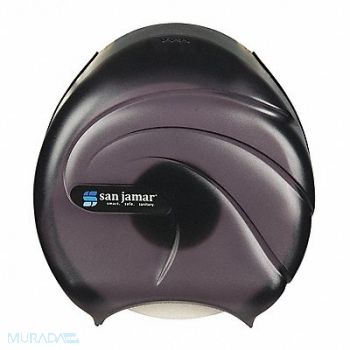 SAN JAMAR Jumbo Single Roll Tissue Dispense 9 Bk, 50CR72