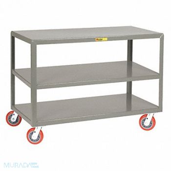LITTLE GIANT Mobile Tables 3-Shelf 3600 lb 24 x 36, 50DE44