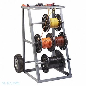 LITTLE GIANT Heavy-Duty Wire Reel Caddy, 50DH49