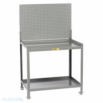 LITTLE GIANT Workstation 2-Shelf Pegboard 24 x 36, 50DJ07
