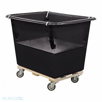 ROYAL BASKET TRUCKS Poly Spring Lift 12 Bu Black, 50ER20