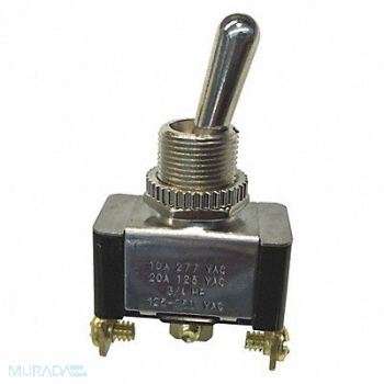GARDNER BENDER Toggle Switch SPDT 20A 125VAC On/On, 50HY18
