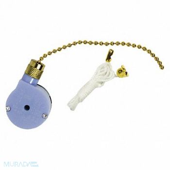 GARDNER BENDER Pull Switch Brass SPDT, 50HY44