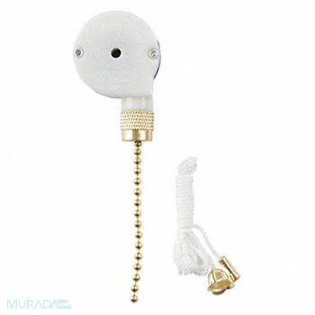 GARDNER BENDER Pull Switch Brass SPTT, 50HY45