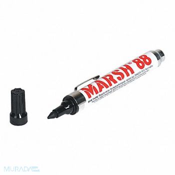 MARSH Black 88 Valve Marker PK12, 50KX67
