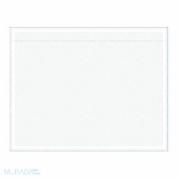 TAPE LOGIC Clear Face Doc Envelopes 7x5-1/2 PK1000, 50LF97