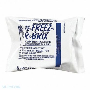 RE-FREEZ-R-BRIX Cold Bricks 4 1/2x4x1 1/2 PK12, 50LG23