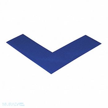 MIGHTY LINE Safety Tape Angles 6x6x2 Blue PK24, 50LY53