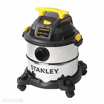 STANLEY Wet/Dry Vacuum 5 gal 4 HP SSteel Tank, 50MR31