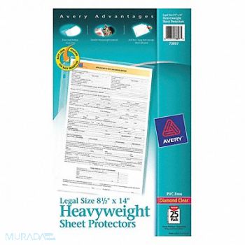 AVERY Clear Sheet Protector PK25, 50MW23