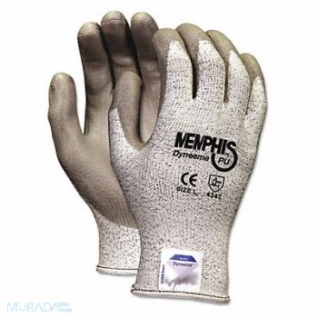 MEMPHIS Polyurethane Gloves X-Large Gray PK2, 50MY12
