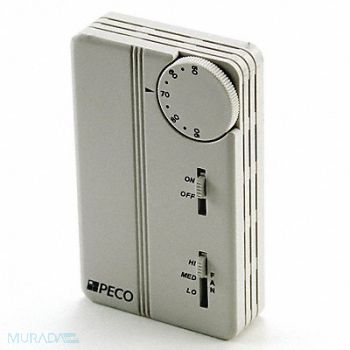 PECO Thermostat On/Off 24-277V 3 SPD Vertical, 50PM70