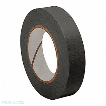 GRAINGER APPROVED Masking Tape 1/2 W 60 yd L Black PK72, 497C51