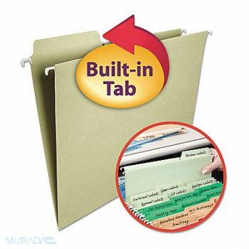 SMEAD Folder Hanging Moss Green PK20, 50XY64