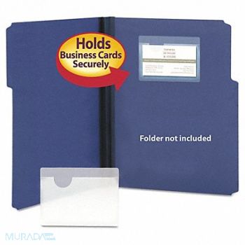 SMEAD Folder Self Adhesive Pocket PK100, 50XZ73