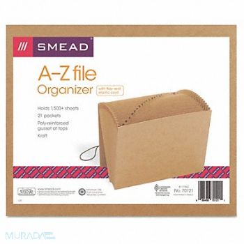 SMEAD Folder Expanding 12x10 A-Z Brown, 50XZ88