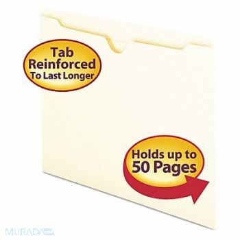 SMEAD File Jacket Straight PK100, 50YA97