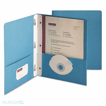 SMEAD Portfolio 2 Pocket Folder Blue PK25, 50YC64