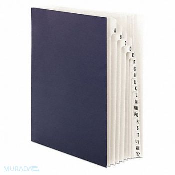 SMEAD Desk Folder A-Z Navy Blue, 50YC69