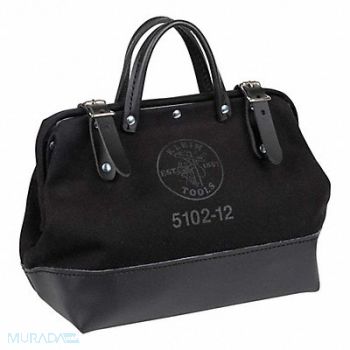 KLEIN TOOLS Canvas Tool Bag Black 12, 807JT6