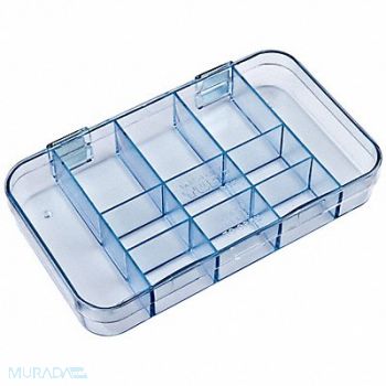 FLAMBEAU K4963 Compartment Box Snap Clear 1 5/16 in, 19YZ96