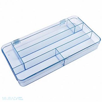 FLAMBEAU K4968 Compartment Box Snap Clear 1 11/16 in, 19YZ87