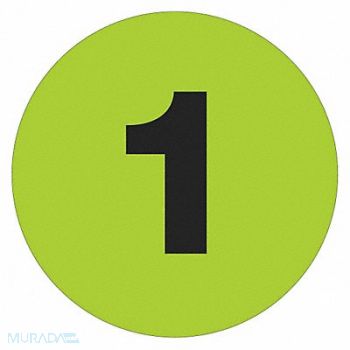 TAPE LOGIC Labels Number 1 2 Circle, 51CH03