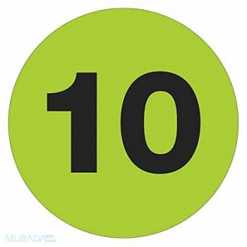 TAPE LOGIC Labels Number 10 2 Circle, 51CH07