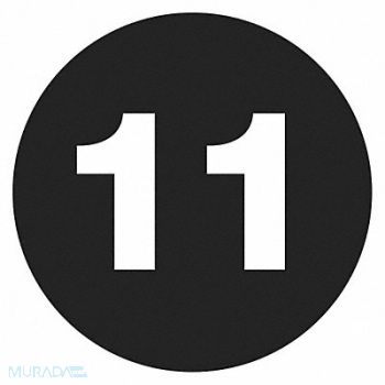 TAPE LOGIC Labels Number 11 2 Circle, 51CH10