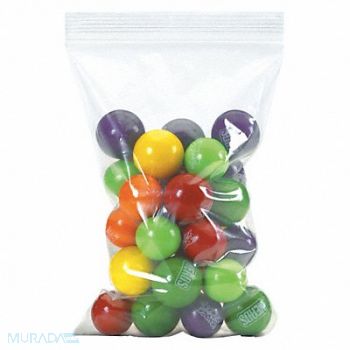 PARTNERS BRAND Poly Bag Reclosable 8 x 10 4 Mil PK1000, 51DE98