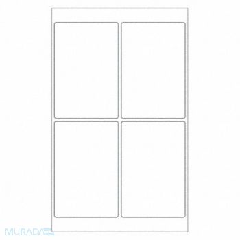 TAPE LOGIC Laser Label Rectangle 4x6 PK400, 51DG91