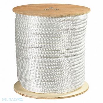 PARTNERS BRAND Nylon Rope Solid Braided 1/2 3900 lb, 51DW18