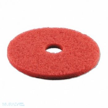 PREMIERE PADS Buffing Floor Pads 16 Red PK5, 51EE39