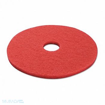 PREMIERE PADS Buffing Floor Pads 17 Red PK5, 51EE42