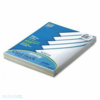 PACON Array Card Stock 65 lb Lttr White PK100, 51EF06