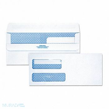 QUALITY PARK Envelope No.9 Double Window White PK250, 51EM86