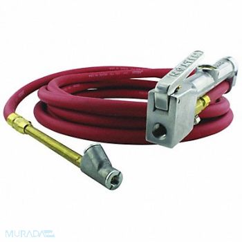 MILTON Dual Head Straight Chuck Inflator Gauge, 51EP44