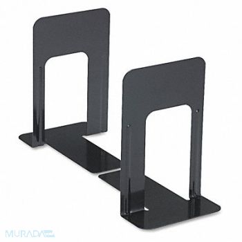Universal Economy Bookends 9 H Black PK2, 51LJ69