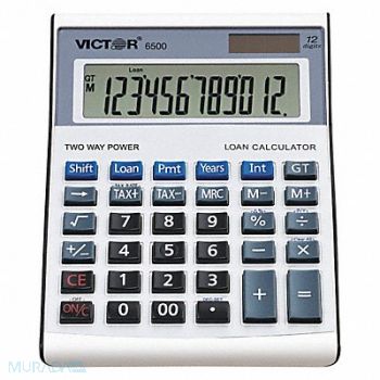 VICTOR Financial Calculator 12Digit, 51LJ88