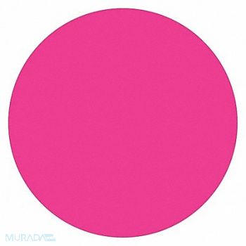 TAPE LOGIC Inventory Circle Label 3/4 Pink, 51MJ41